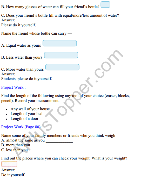 Joyful Mathematics Class 2 Solutions Chapter 7 Rani’s Gift (Measurement) 11