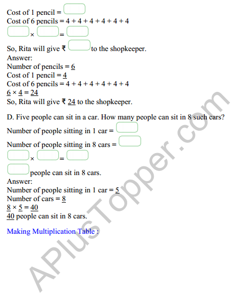 Joyful Mathematics Class 2 Solutions Chapter 8 Grouping and Sharing (Multiplication and Division) 13