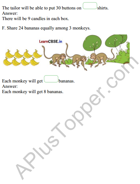 Joyful Mathematics Class 2 Solutions Chapter 8 Grouping and Sharing (Multiplication and Division) 21