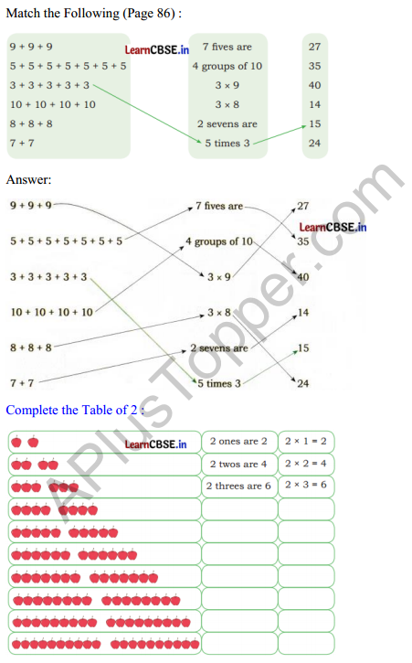 Joyful Mathematics Class 2 Solutions Chapter 8 Grouping and Sharing (Multiplication and Division) 5