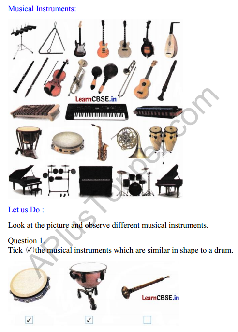 Joyful Mathematics Class 2 Worksheet Chapter 2 Shapes Around Us (3D Shapes) 1