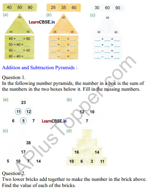 Joyful Mathematics Class 2 Worksheet Chapter 6 Decoration for Festival (Addition and Subtraction) 13