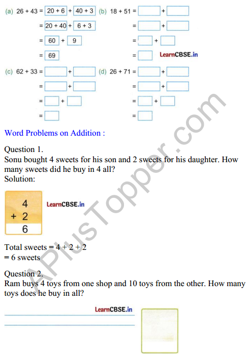 Joyful Mathematics Class 2 Worksheet Chapter 6 Decoration for Festival (Addition and Subtraction) 6