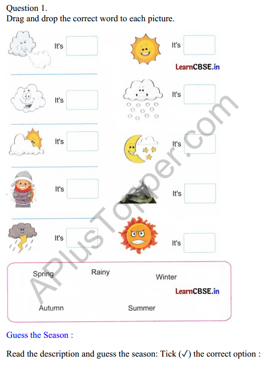 Joyful Mathematics Class 2 Worksheet Chapter 9 Which Season is it (Measurement of Time) 1