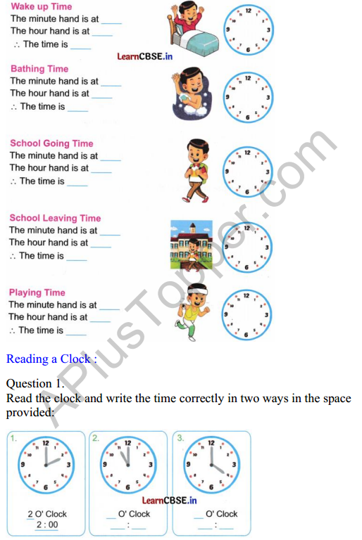 Joyful Mathematics Class 2 Worksheet Chapter 9 Which Season is it (Measurement of Time) 9