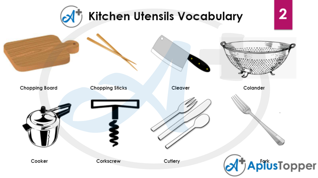 Kitchen Utensils Vocabulary English 2