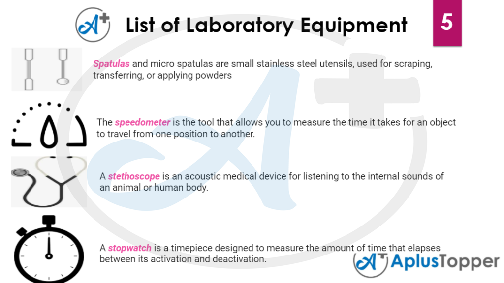 List of Laboratory equipment 5