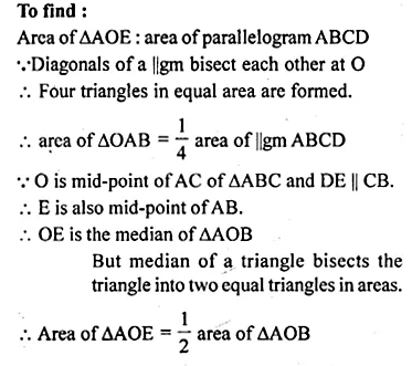 ML Aggarwal Class 10 Solutions for ICSE Maths Chapter 14 Similarity Chapter Test Q10.2