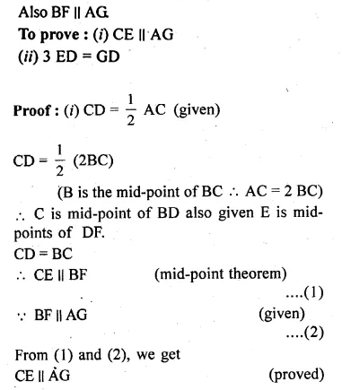 ML Aggarwal Class 10 Solutions for ICSE Maths Chapter 14 Similarity Chapter Test Q3.3