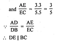 ML Aggarwal Class 10 Solutions for ICSE Maths Chapter 14 Similarity Chapter Test Q6.2