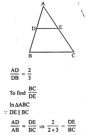 ML Aggarwal Class 10 Solutions for ICSE Maths Chapter 14 Similarity Chapter Test Q7.1