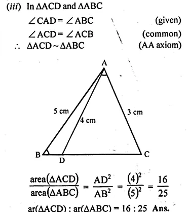 ML Aggarwal Class 10 Solutions for ICSE Maths Chapter 14 Similarity Chapter Test Q9.3