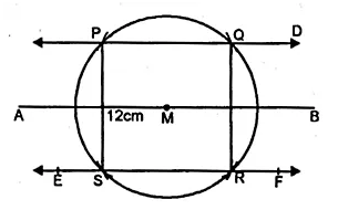 ML Aggarwal Class 10 Solutions for ICSE Maths Chapter 15 Locus Chapter Test Q4.1