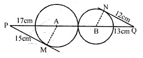 ML Aggarwal Class 10 Solutions for ICSE Maths Chapter 16 Circles Chapter Test Q10.1