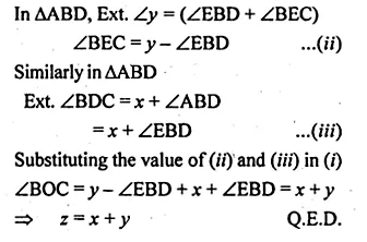 ML Aggarwal Class 10 Solutions for ICSE Maths Chapter 16 Circles Chapter Test Q3.5