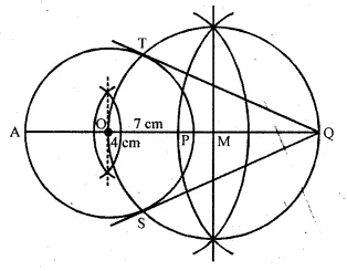 ML Aggarwal Class 10 Solutions for ICSE Maths Chapter 17 Constructions Chapter Test Q2.1