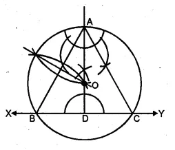 ML Aggarwal Class 10 Solutions for ICSE Maths Chapter 17 Constructions Chapter Test Q4.1