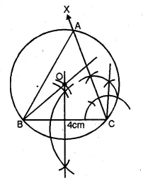 ML Aggarwal Class 10 Solutions for ICSE Maths Chapter 17 Constructions Chapter Test Q6.1