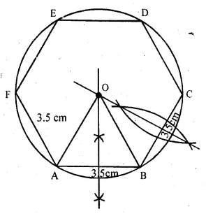 ML Aggarwal Class 10 Solutions for ICSE Maths Chapter 17 Constructions Chapter Test Q7.1