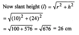 ML Aggarwal Class 10 Solutions for ICSE Maths Chapter 18 Mensuration Chapter Test Q10.2