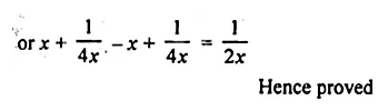 ML Aggarwal Class 10 Solutions for ICSE Maths Chapter 19 Trigonometric Identities Chapter Test Q15.2