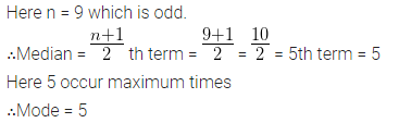 ML Aggarwal Class 10 Solutions for ICSE Maths Chapter 23 Measures of Central Tendency Chapter Test Q18.1