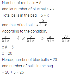 ML Aggarwal Class 10 Solutions for ICSE Maths Chapter 24 Probability Chapter Test Q12.1