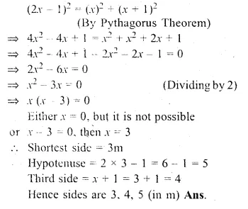 ML Aggarwal Class 10 Solutions for ICSE Maths Chapter 6 Quadratic Equations in One Variable Chapter Test Q20.1