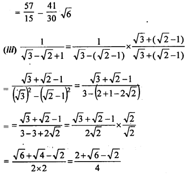 ML Aggarwal Class 9 Solutions for ICSE Maths Chapter 1 Rational and Irrational Numbers Chapter Test img-11