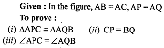 ML Aggarwal Class 9 Solutions for ICSE Maths Chapter 10 Triangles 10.1 Q3