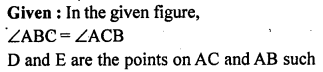 ML Aggarwal Class 9 Solutions for ICSE Maths Chapter 10 Triangles 10.2 Q9.1