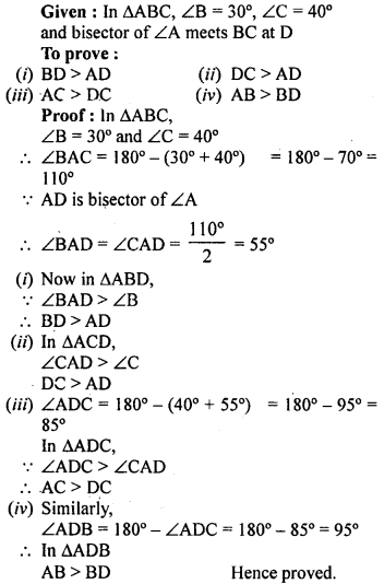 ML Aggarwal Class 9 Solutions for ICSE Maths Chapter 10 Triangles 10.4 Q6.2