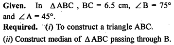 ML Aggarwal Class 9 Solutions for ICSE Maths Chapter 10 Triangles Qp2.1