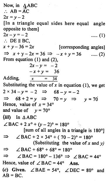 ML Aggarwal Class 9 Solutions for ICSE Maths Chapter 10 Triangles ch Q12.5