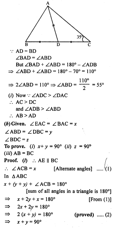 ML Aggarwal Class 9 Solutions for ICSE Maths Chapter 10 Triangles ch Q13.3