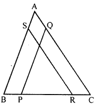 ML Aggarwal Class 9 Solutions for ICSE Maths Chapter 10 Triangles ch Q5.1