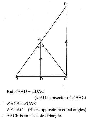 ML Aggarwal Class 9 Solutions for ICSE Maths Chapter 10 Triangles ch Q8.2