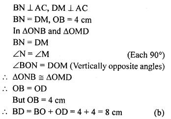 ML Aggarwal Class 9 Solutions for ICSE Maths Chapter 10 Triangles mul Q7.2