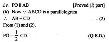 ML Aggarwal Class 9 Solutions for ICSE Maths Chapter 11 Mid Point Theorem Q4.2