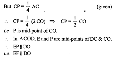 ML Aggarwal Class 9 Solutions for ICSE Maths Chapter 11 Mid Point Theorem Q8.4