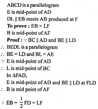 ML Aggarwal Class 9 Solutions for ICSE Maths Chapter 11 Mid Point Theorem ch Q5.2