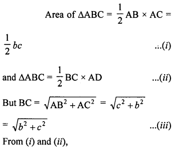 ML Aggarwal Class 9 Solutions for ICSE Maths Chapter 12 Pythagoras Theorem Chapter Test img-11