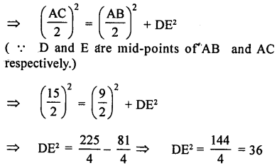 ML Aggarwal Class 9 Solutions for ICSE Maths Chapter 12 Pythagoras Theorem Chapter Test img-2