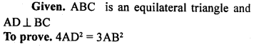 ML Aggarwal Class 9 Solutions for ICSE Maths Chapter 12 Pythagoras Theorem Q20.1