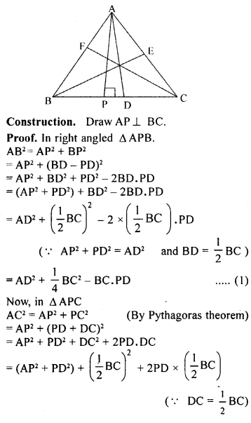 ML Aggarwal Class 9 Solutions for ICSE Maths Chapter 12 Pythagoras Theorem Q22.2