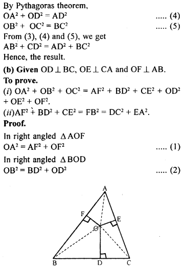 ML Aggarwal Class 9 Solutions for ICSE Maths Chapter 12 Pythagoras Theorem Q23.3