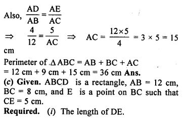 ML Aggarwal Class 9 Solutions for ICSE Maths Chapter 12 Pythagoras Theorem Qp1.4