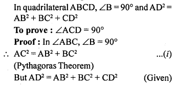 ML Aggarwal Class 9 Solutions for ICSE Maths Chapter 12 Pythagoras Theorem ch Q5.1