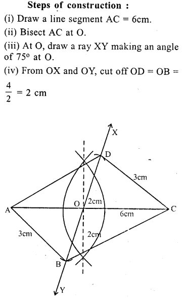 ML Aggarwal Class 9 Solutions for ICSE Maths Chapter 13 Rectilinear Figures 13.2 Q12.1