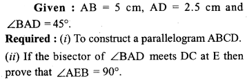 ML Aggarwal Class 9 Solutions for ICSE Maths Chapter 13 Rectilinear Figures 8.1